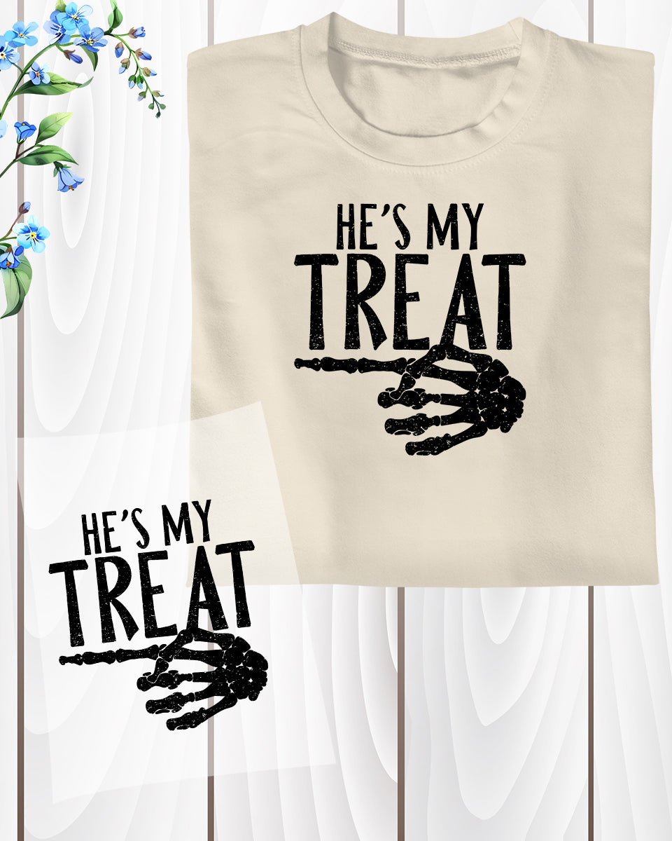 He is My Treat Halloween DTF Transfer Film