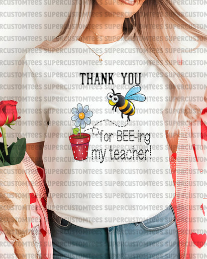 Thank You for Bee-ing My Teacher DTF Transfer