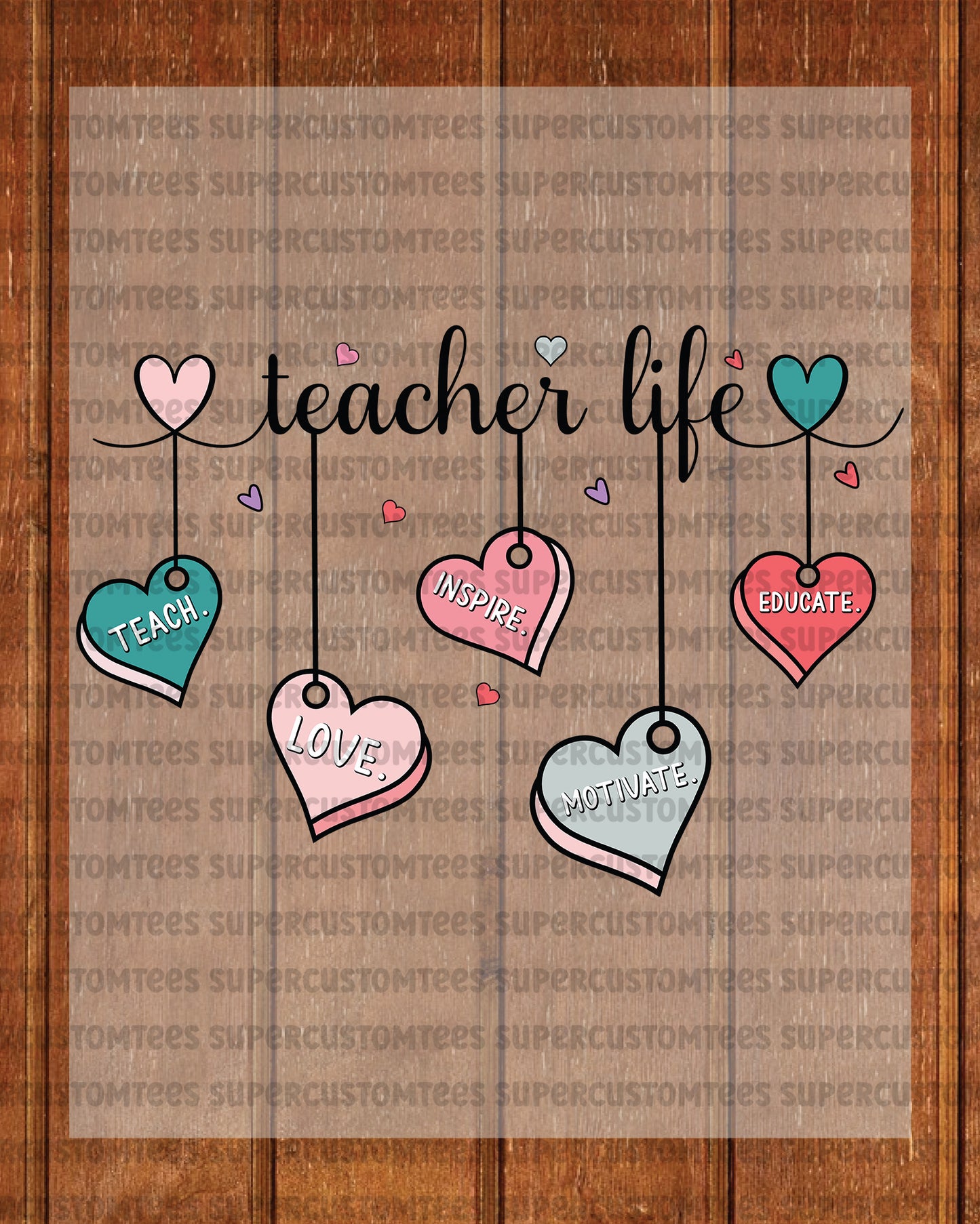 Thank you Teacher Gifts Heat Transfer for Shirts