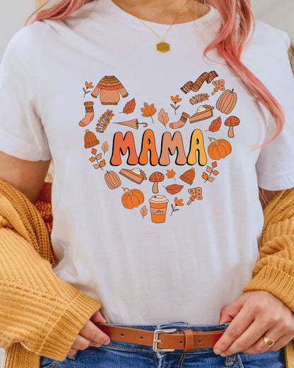 Thankful Fall Mama Heat Transfer