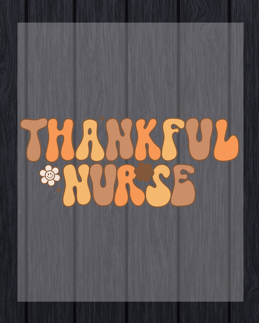 Thankful Nurse DTF Transfer