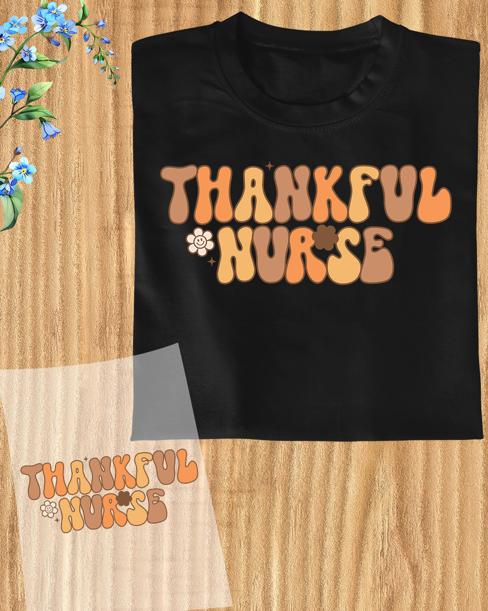 Thankful Nurse DTF Transfer