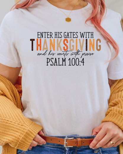 Thanksgiving DTF Transfer