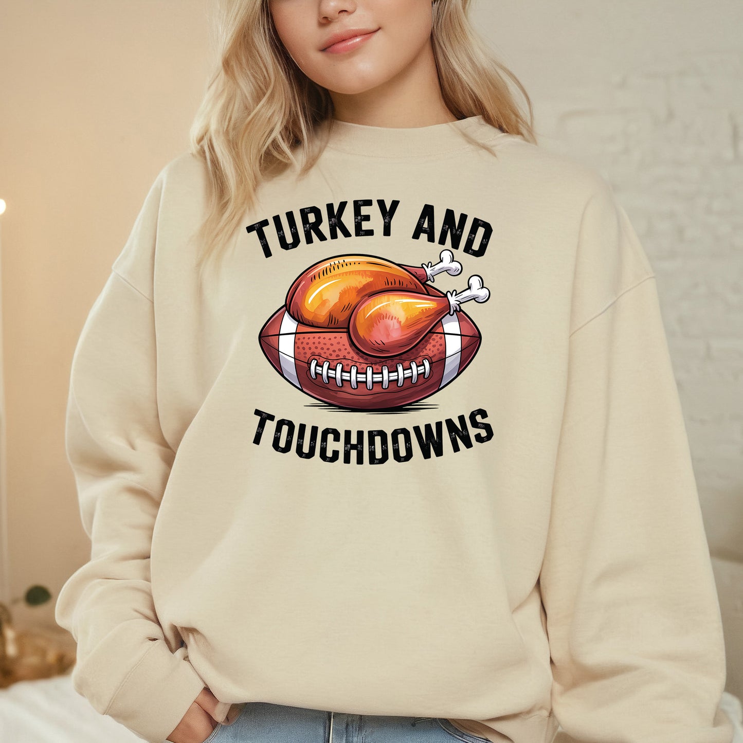 Thanksgiving Football DTF Ready Press