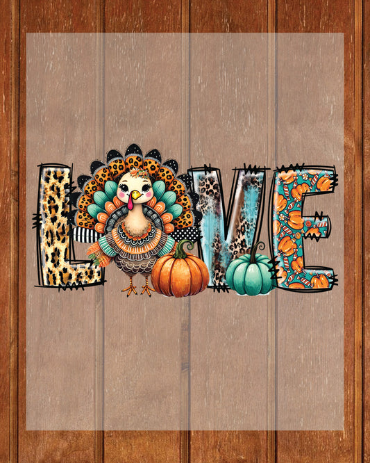 Thanksgiving Love Heat Transfer