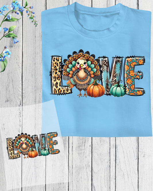 Thanksgiving Love Heat Transfer