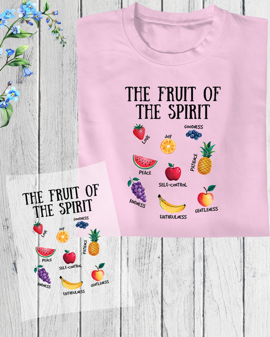 The Fruits Of The Spirit Galatians DTF Transfer