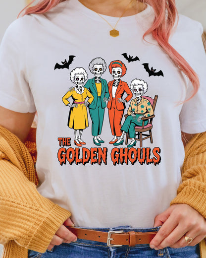 The Golden Ghouls Girls Halloween DTF Transfer