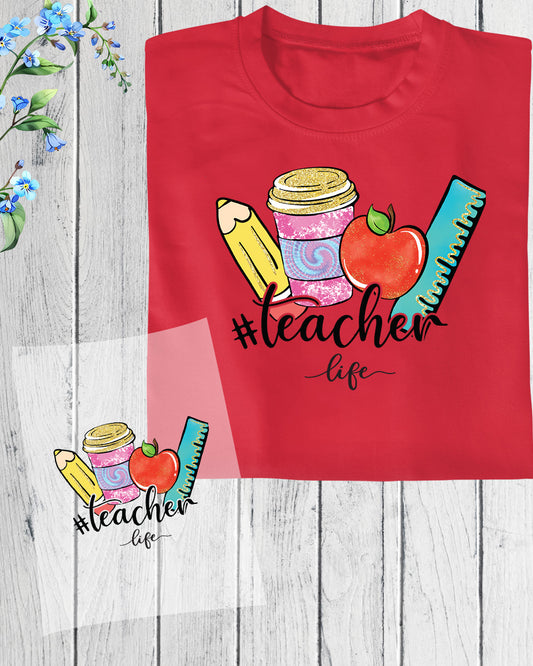 Teacher Life DTF Transfer Film