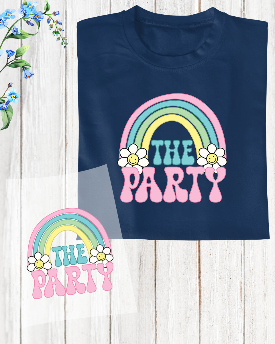 The Party  Groovy Wedding DTF Transfer Film