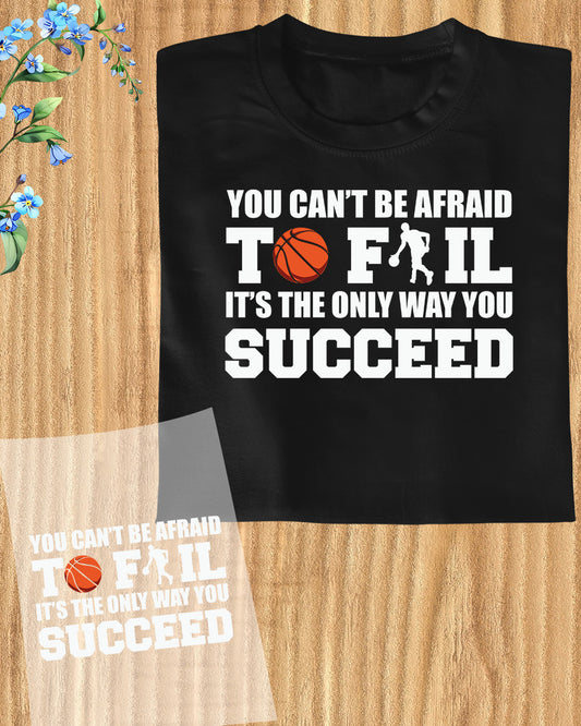 Basketball Motivational Slogan DTF Transfer Film