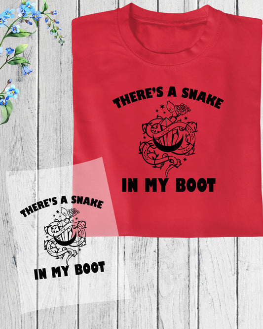 Snake In My Boot DTF Transfer Film