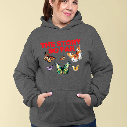 The Story So Far DTF Transfer Ready to Press, Butterfly Heat Transfer For Shirt, Mental Health UV Sticker Prints