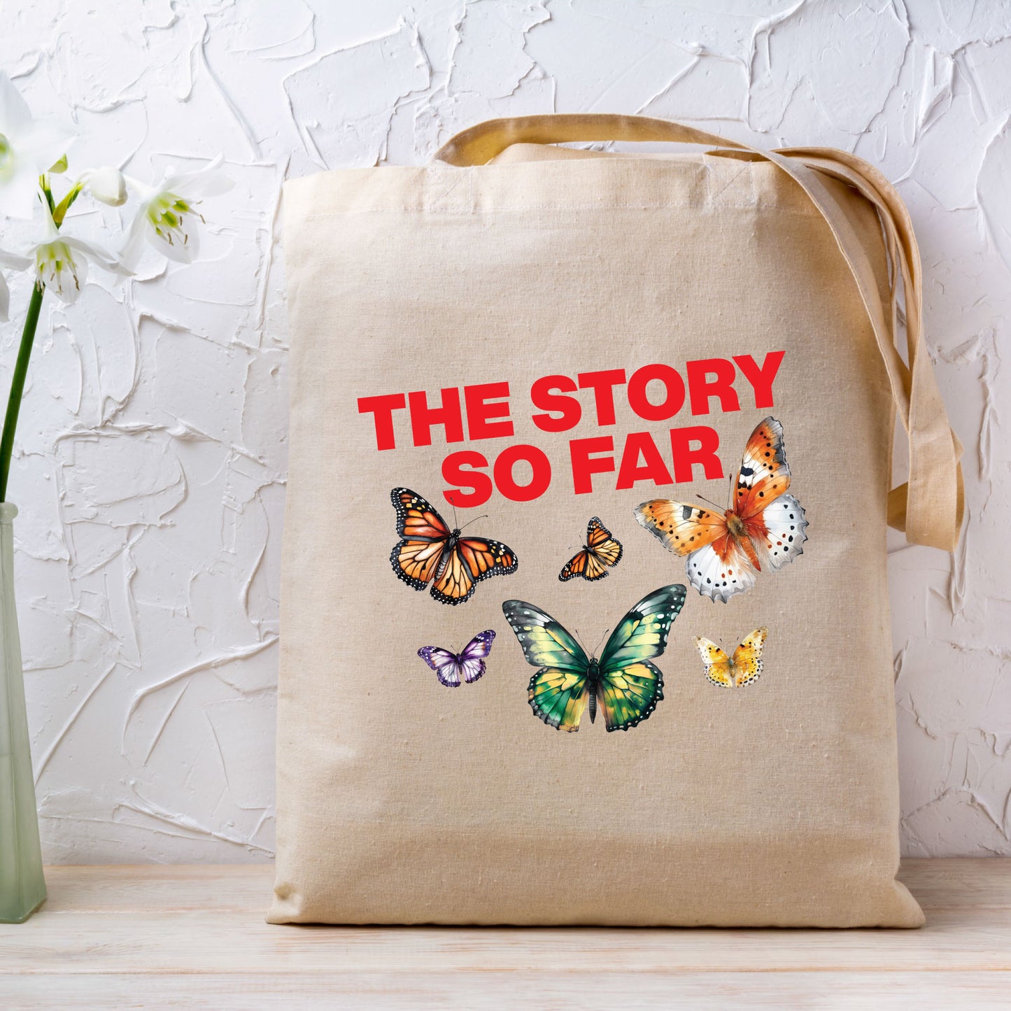 The Story So Far DTF Transfer Ready to Press, Butterfly Heat Transfer For Shirt, Mental Health UV Sticker Prints