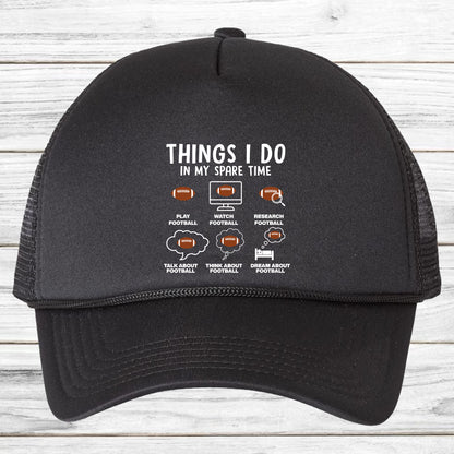 Things I Do In My Spare Time Football DTF Transfer Ready to Press, Football Player Heat Transfer For Shirt, Sports UV Sticker Prints