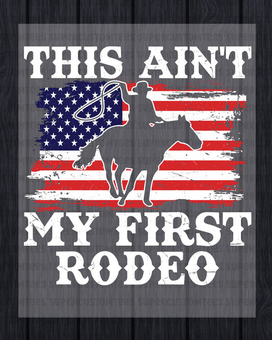 This Ain't My First Rodeo 4th of July DTF Transfer