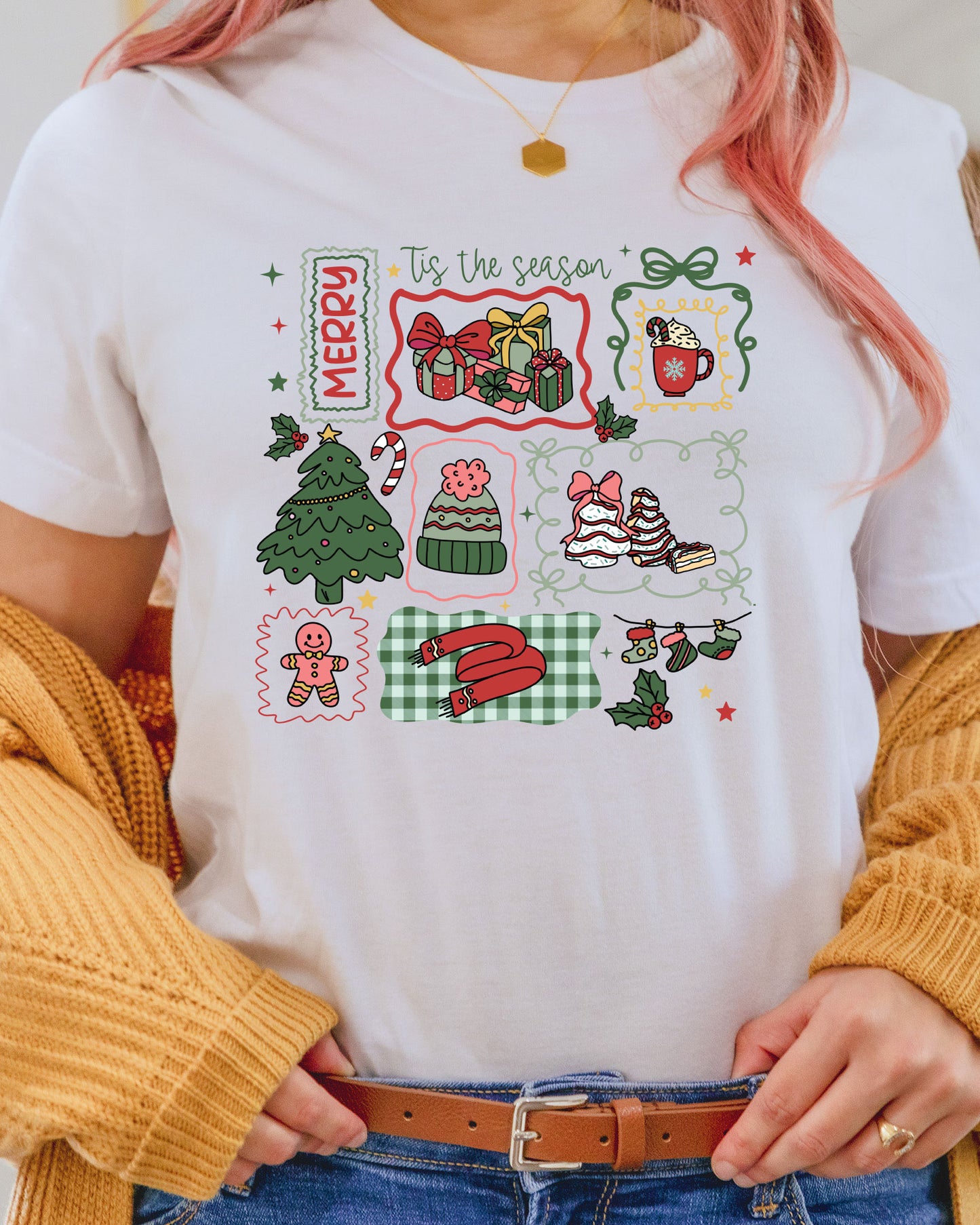 Tis The Season Christmas Ready to Press Sheet Heat Transfer