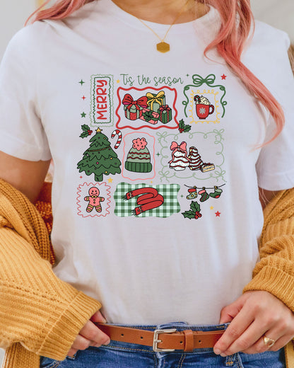 Tis The Season Christmas Ready to Press Sheet Heat Transfer