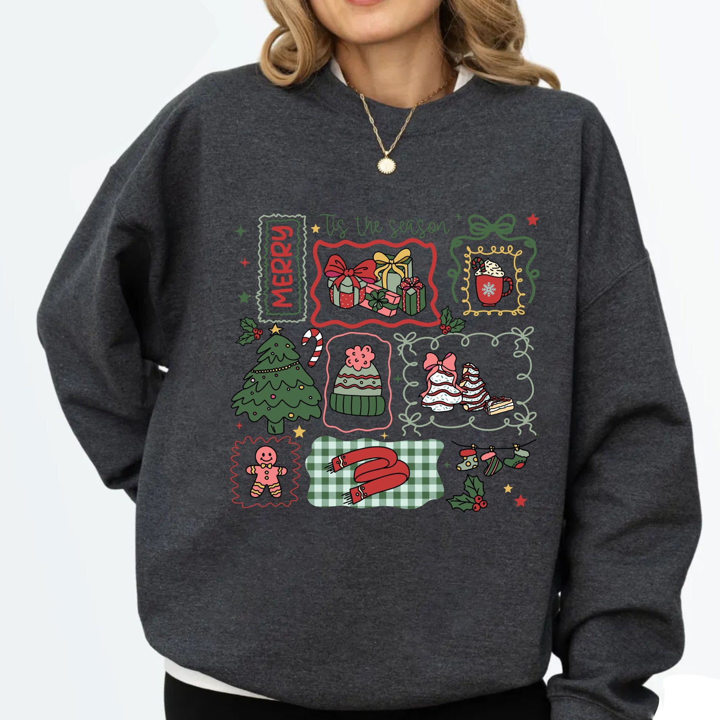 Tis The Season Christmas Ready to Press Sheet Heat Transfer