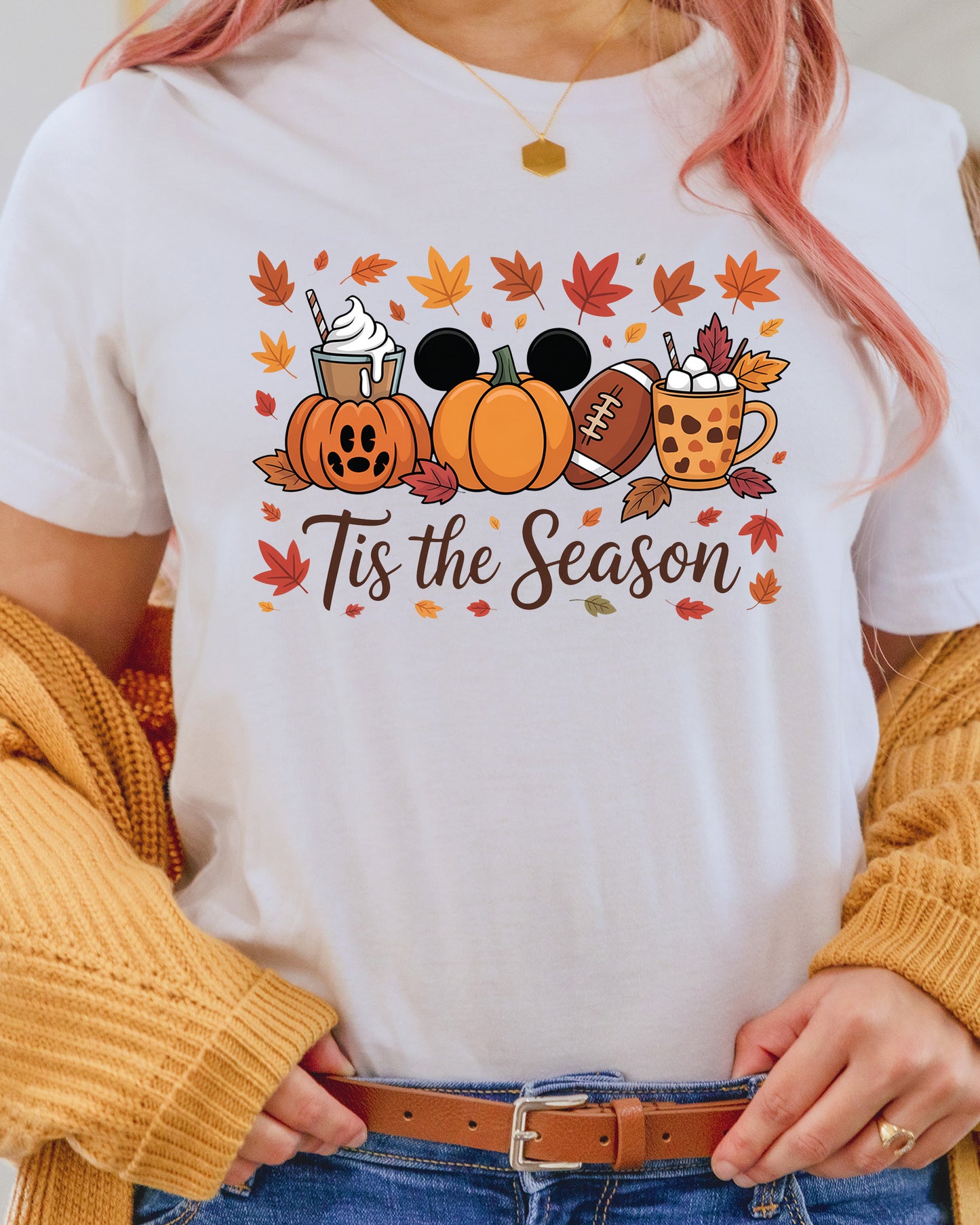 Tis the Season Fall Pumpkin Shirt DTF Transfer