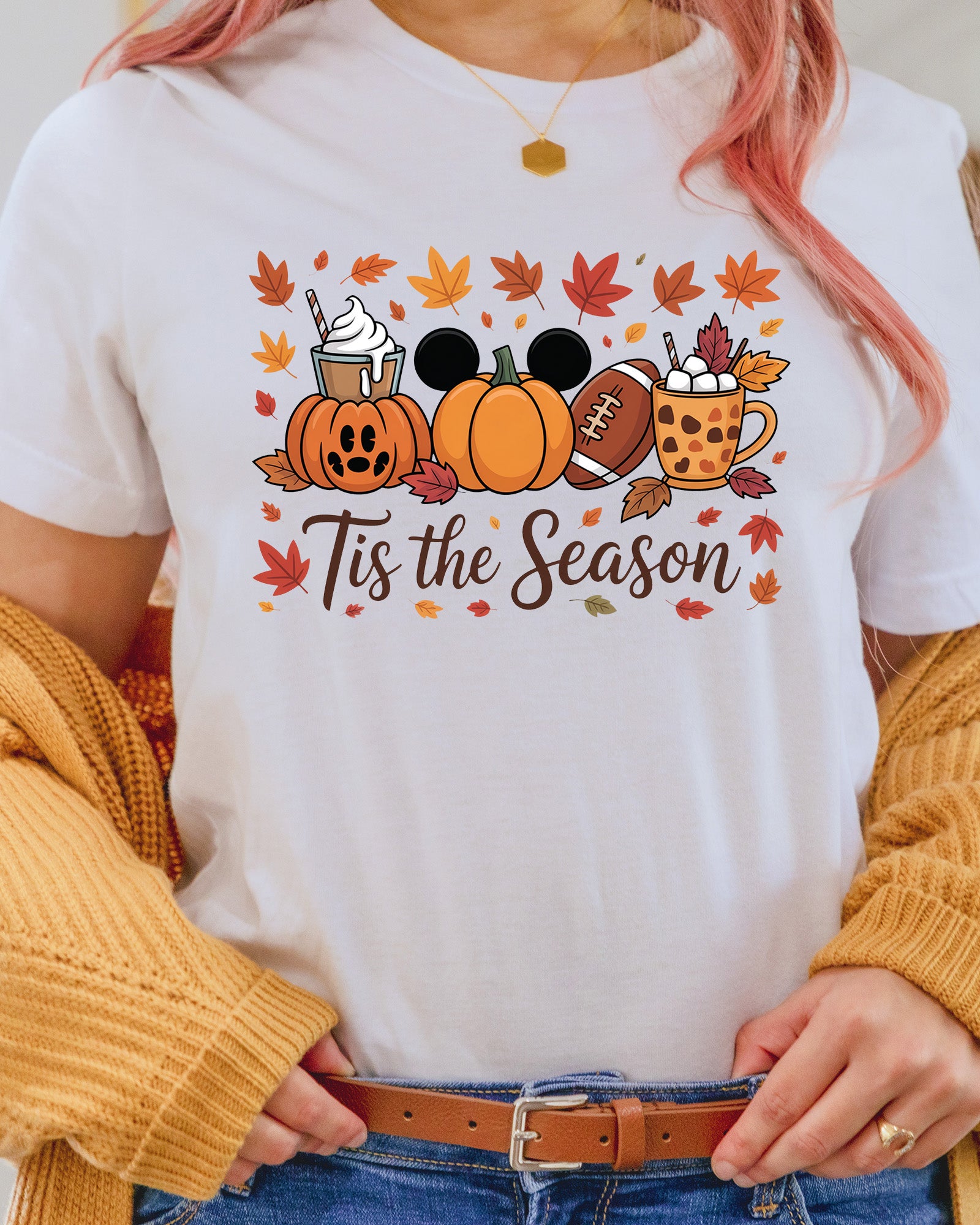 Tis the Season Fall Pumpkin Shirt DTF Transfer
