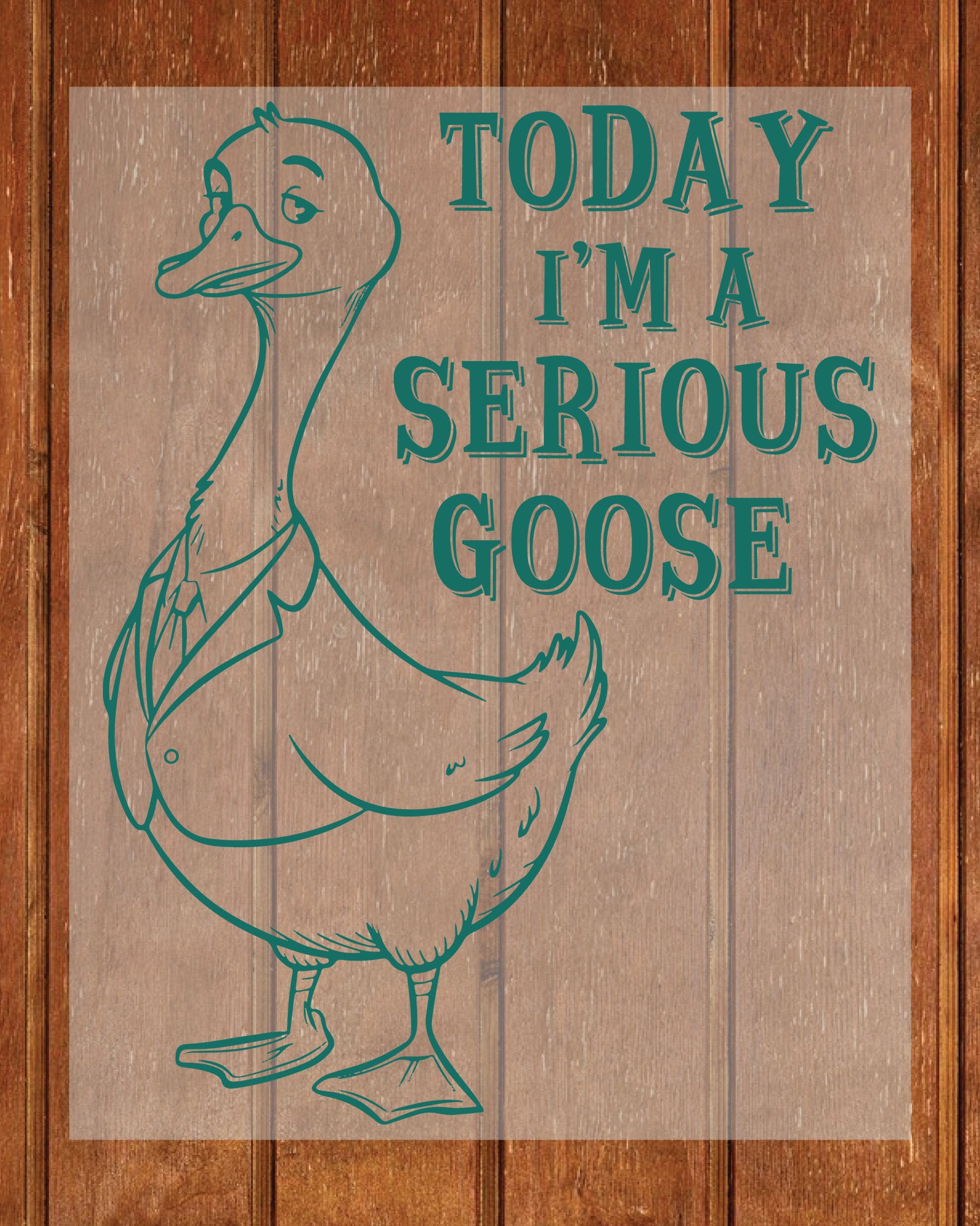 Today I’m a Serious Goose Heat Transfer