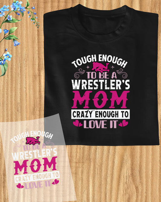 Wrestling Mom Gift DTF Transfer Film