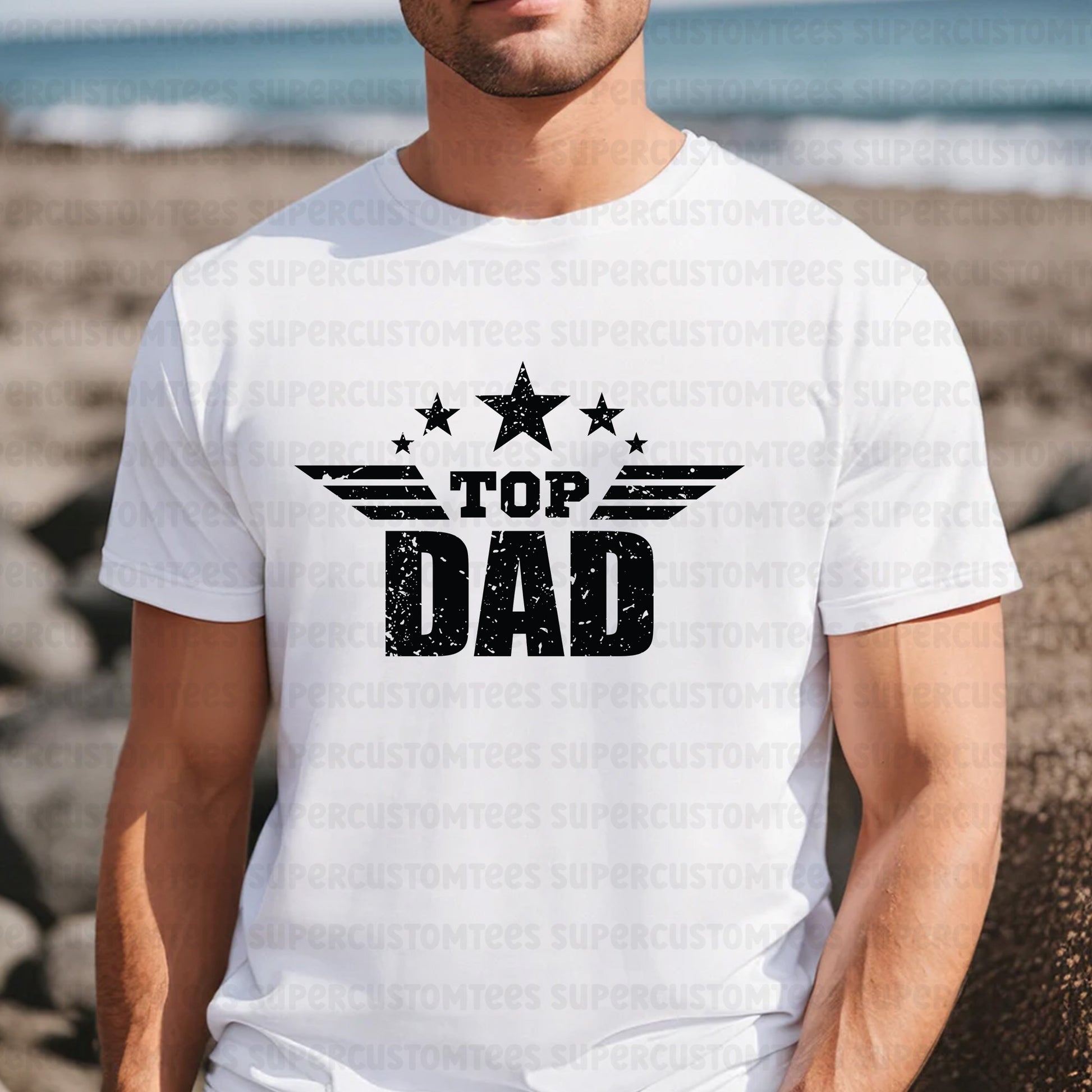 Top Dad DTF Transfer Ready To Press