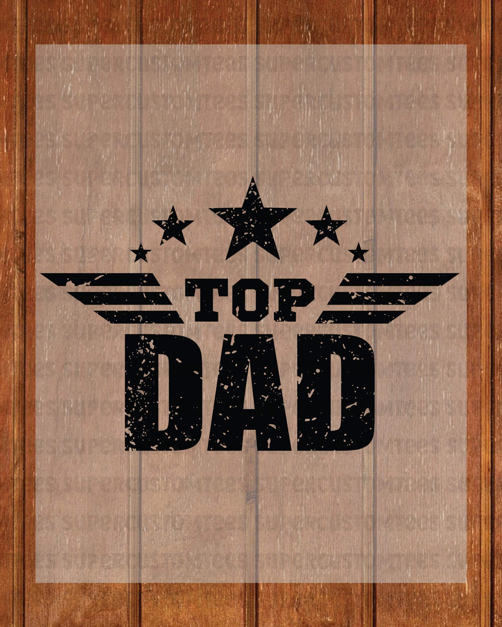 Top Dad DTF Transfer Ready To Press