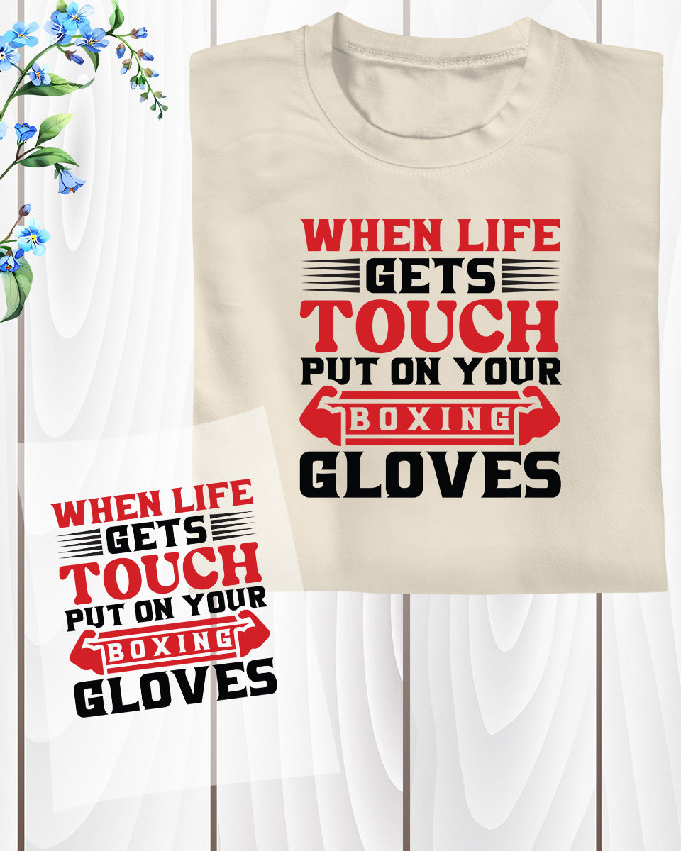 Boxing Gloves Trendy DTF Transfer Film
