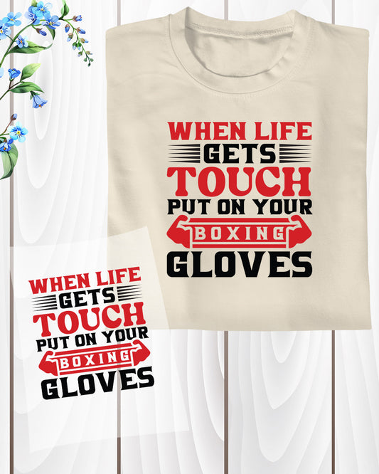 Boxing Gloves Trendy DTF Transfer Film