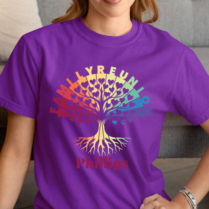 Family Tree Custom  Reunion Shirt