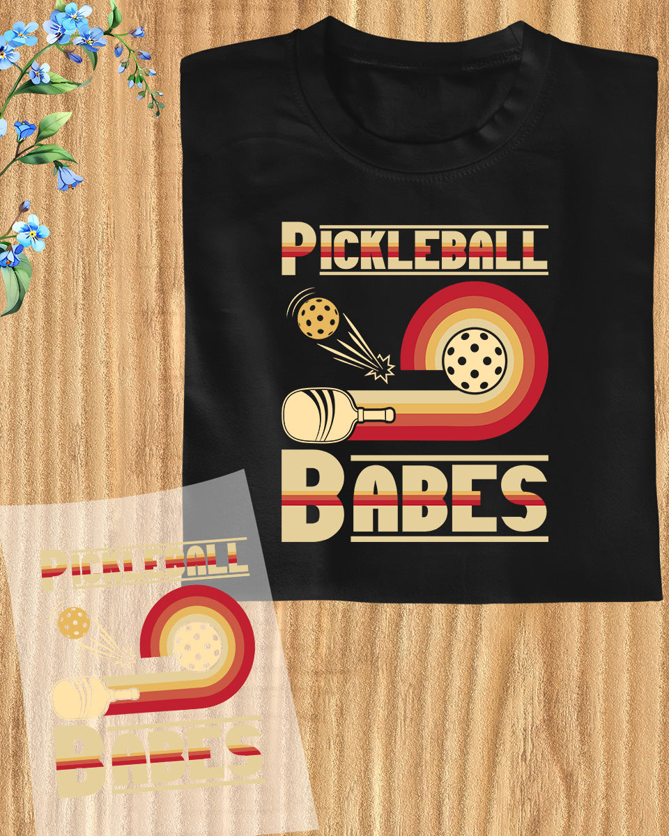 Pickleball Babes DTF Transfer Film