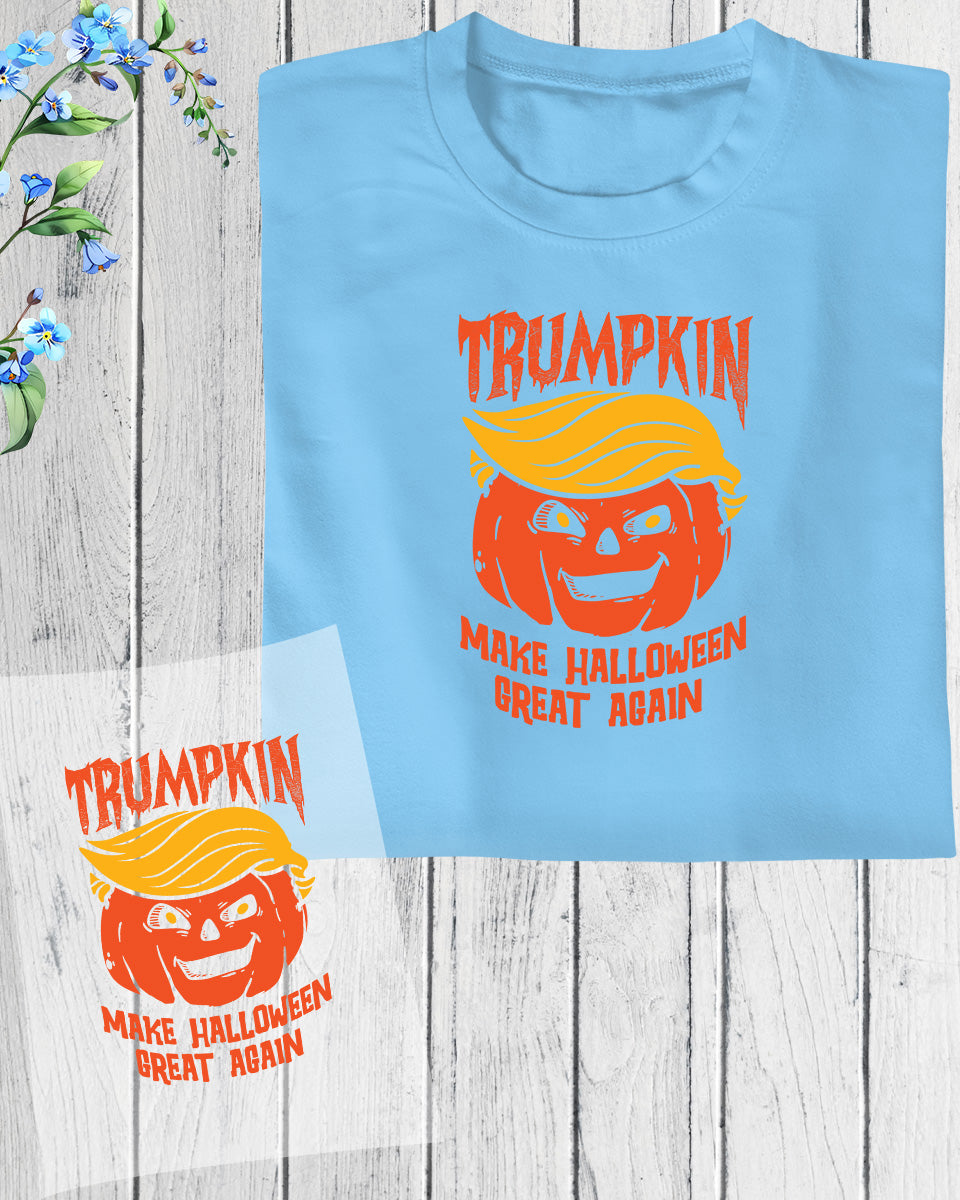 Trumpkin Funny Trump Halloween DTF Transfer Film