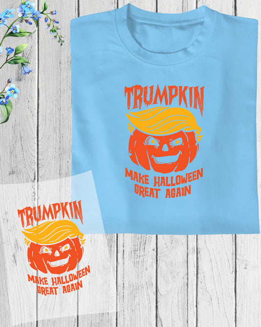 Trumpkin Funny Trump Halloween DTF Transfer Film