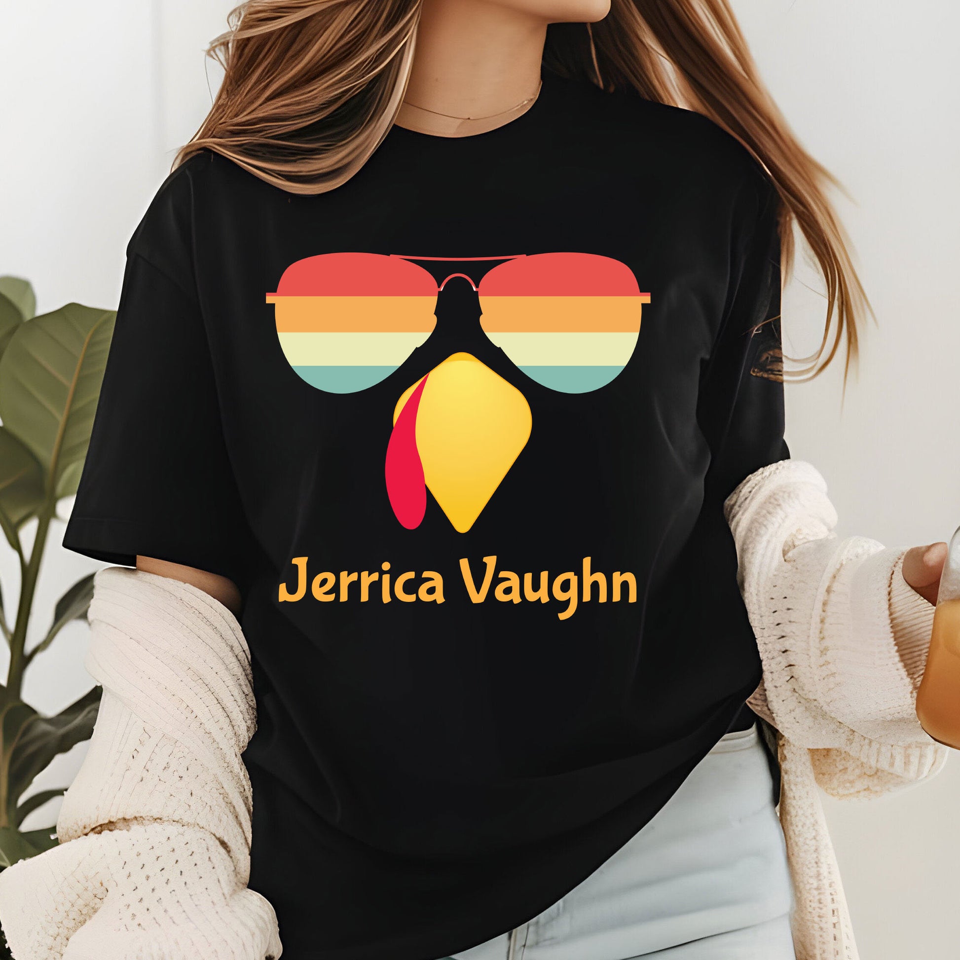 Turkey Face Custom Name DTF Transfer