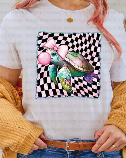 Turtle DTF Transfer Ready to Press