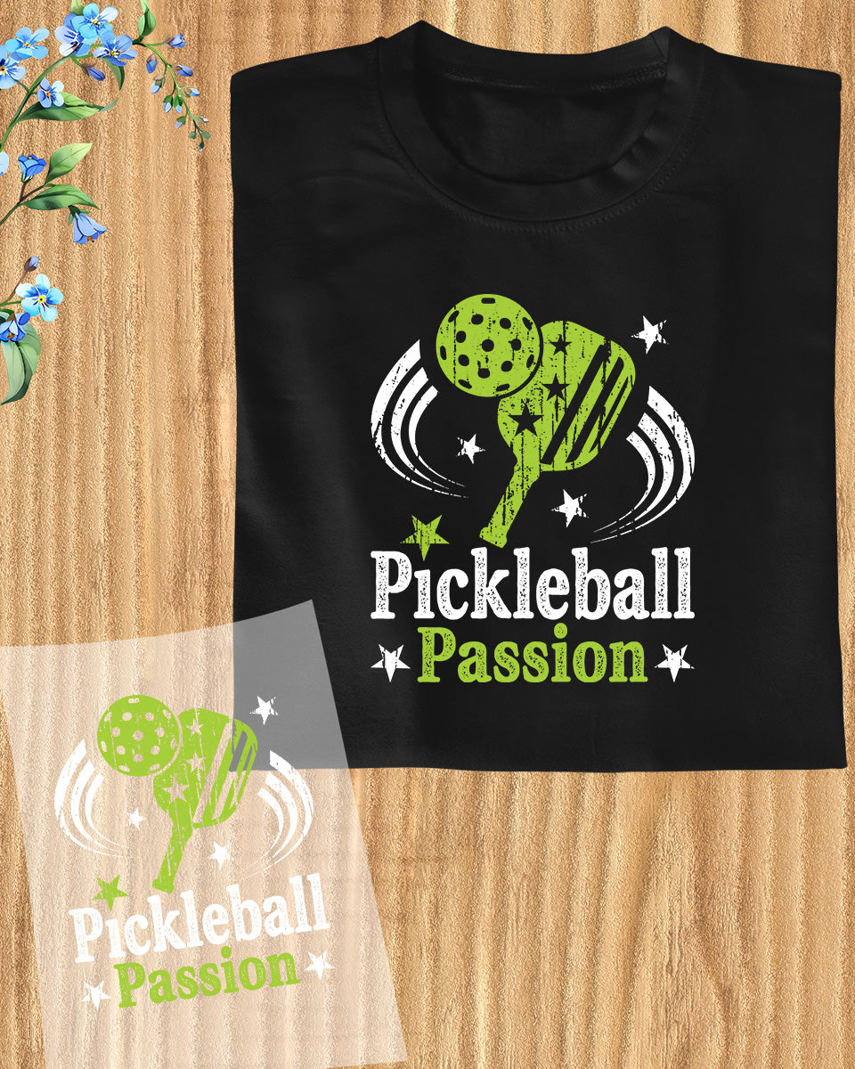 Pickleball Passion DTF Transfer Film