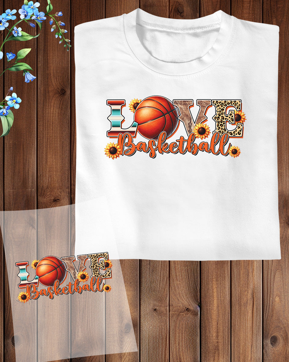 Love Basketball Retro DTF Transfer Film