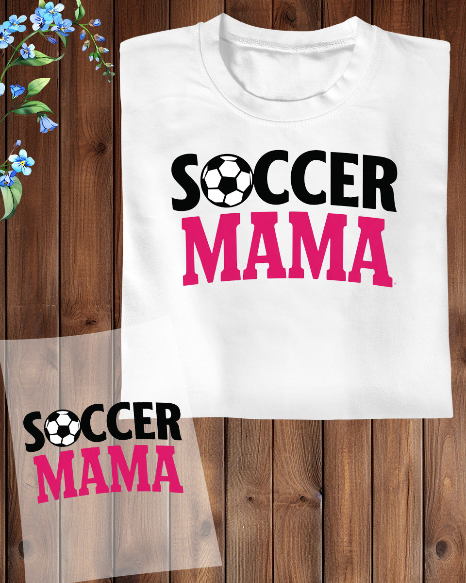 Soccer Mama Pink DTF Transfer Film