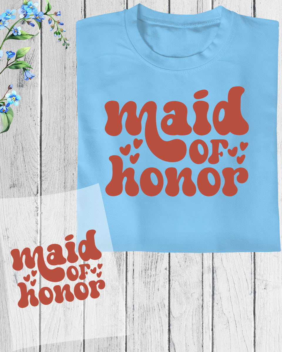 Maid of Honor Wedding Gift DTF Transfer Film