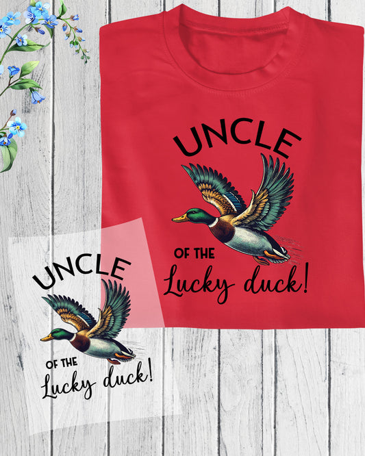 Uncle of the Lucky Duck DTF Transfer