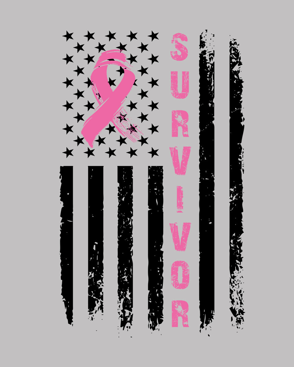 Survivor American Flag DTF Transfer Film