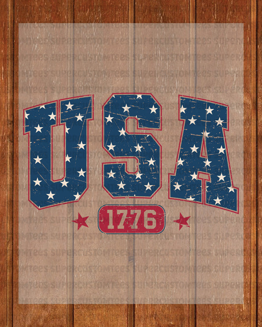 USA 1776 DTF Transfer