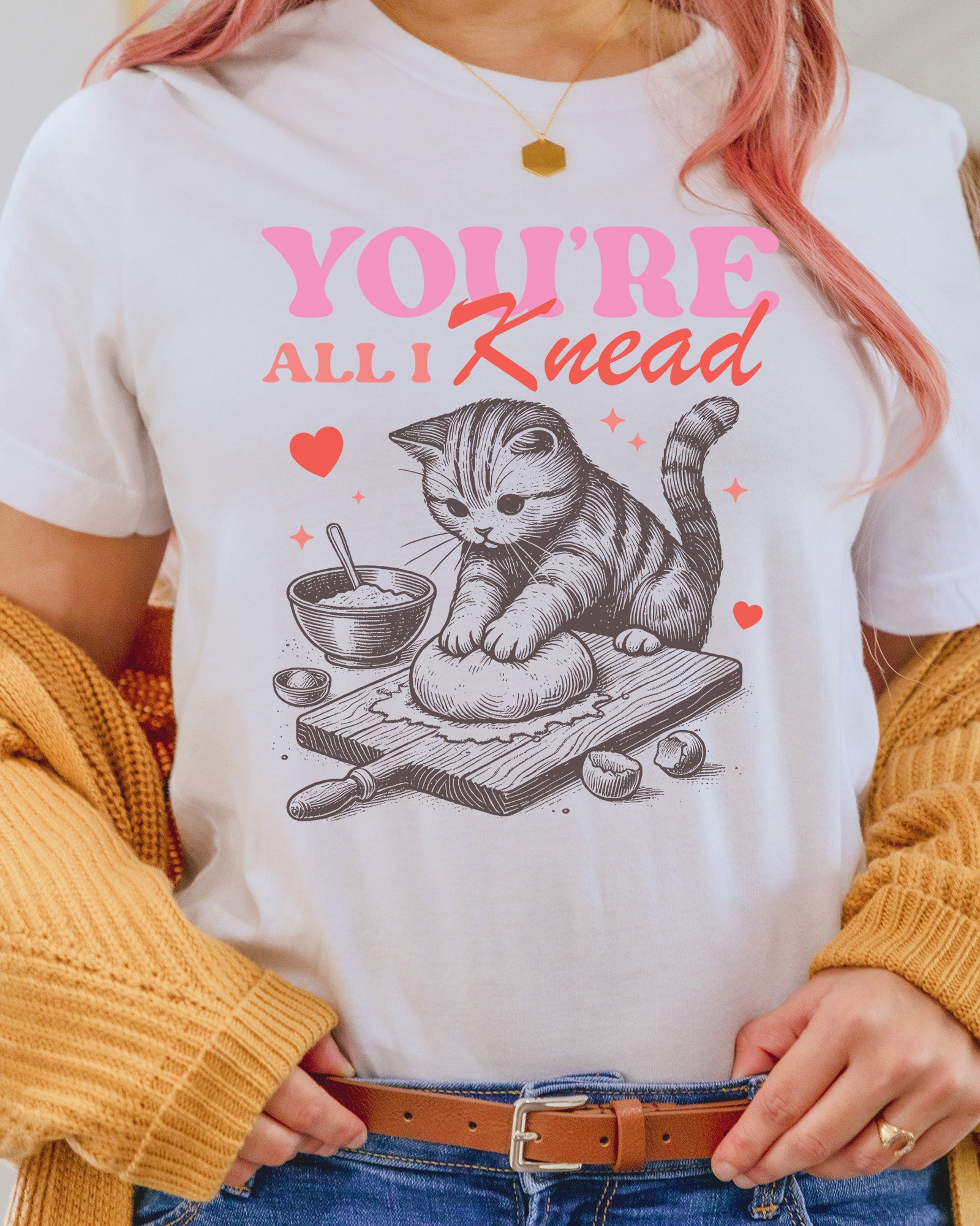 Valentines Day Cat DTF Transfer