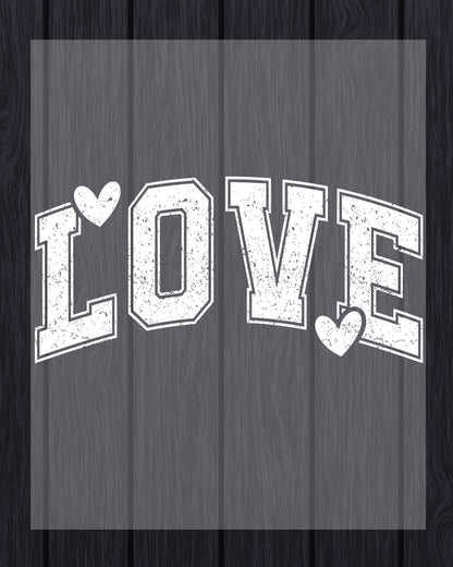 Valentine's Day DTF Transfer ready to Press Love Heat Transfer for Shirts Couple UV Sticker Girlfriend Boyfriend Wife Iron on Transfer