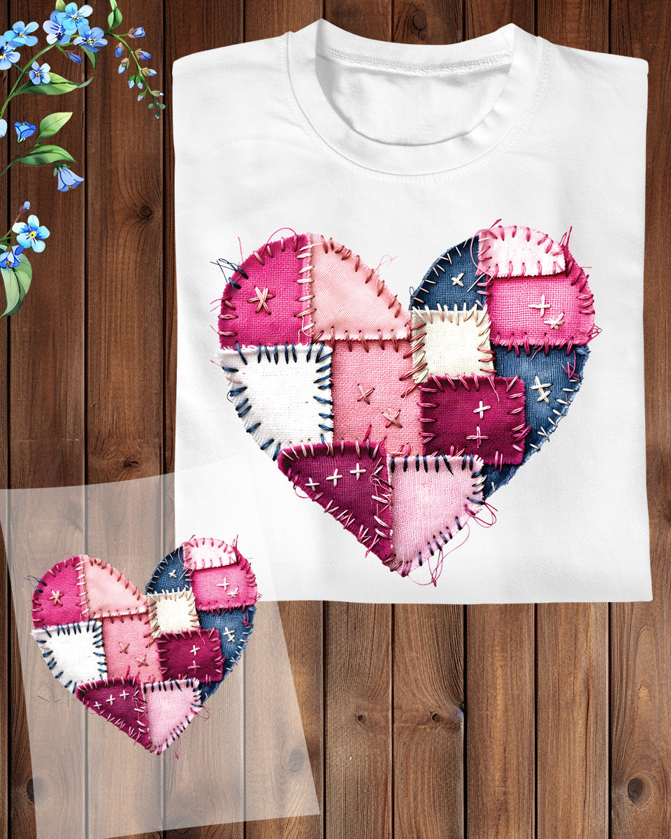Valentines Day Heart DTF Transfer