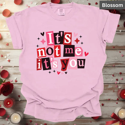 Valentine's Day Shirts It's Not Me Its You Tee, Comfort Colors T-Shirt, Valentine's Sweatshirt Bella Canvas Apparel for Girlfriend Wife