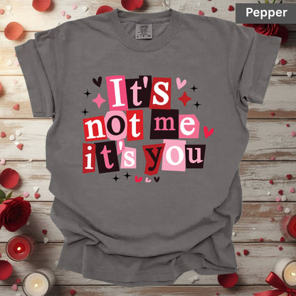 Valentine's Day Shirts It's Not Me Its You Tee, Comfort Colors T-Shirt, Valentine's Sweatshirt Bella Canvas Apparel for Girlfriend Wife