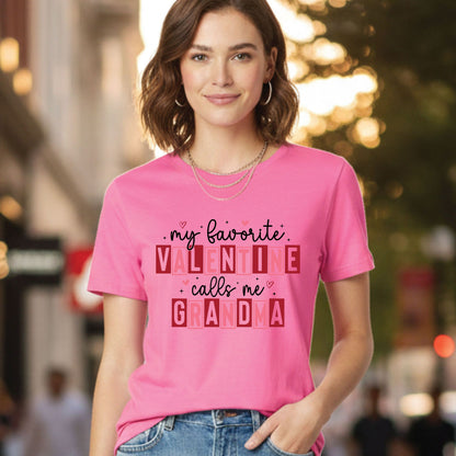 Valentines Gift for Grandma Womens My Favorite Valentines Call Me Grandma Shirts Ladies Retro Valentine Tees